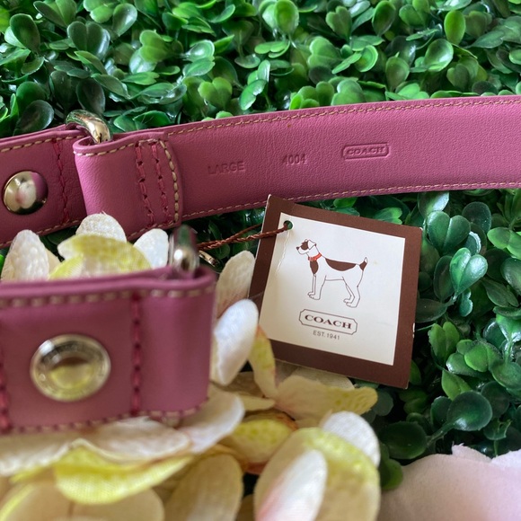 COACH PINK DOG LEASH🩷 - Picture 7 of 10